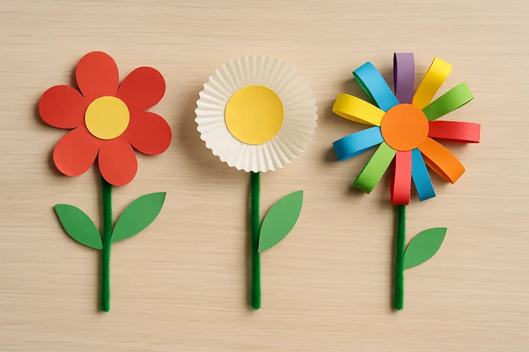 Eenvoudige bloemprojecten stap voor stap