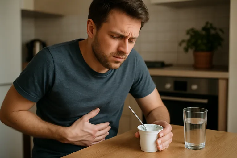 Eerste hulp na het eten van mogelijk bedorven yoghurt