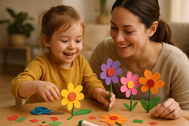 Waarom bloem knutselen met peuters?