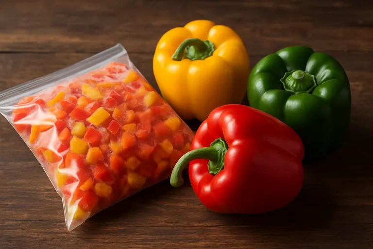 Waarom paprika bewaren in de diepvries