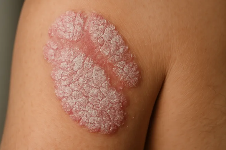Wat zie je op foto's van psoriasis