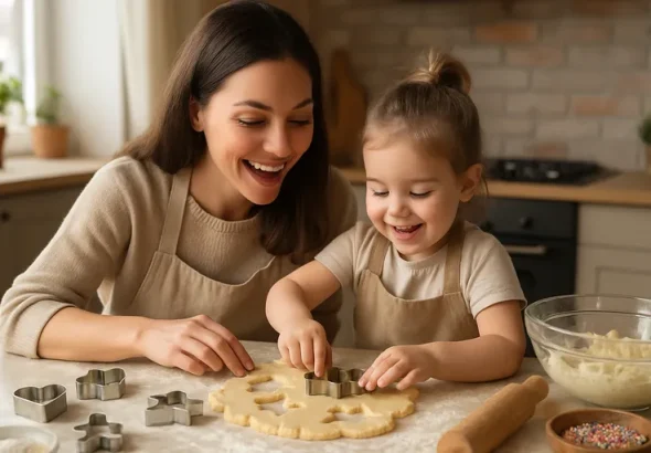 Zo weet je wanneer je kind klaar is om samen koekjes te bakken