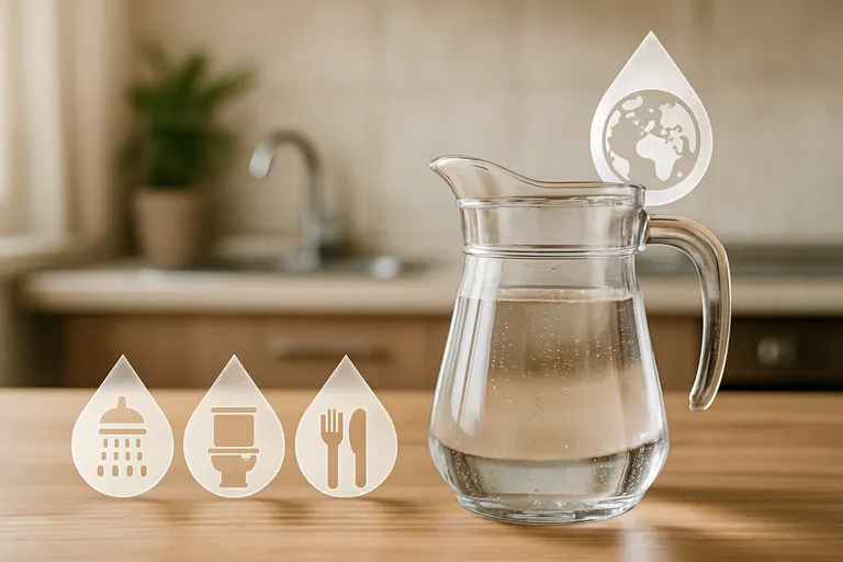 Ontdek hoeveel water je per jaar gebruikt en waar het naartoe gaat