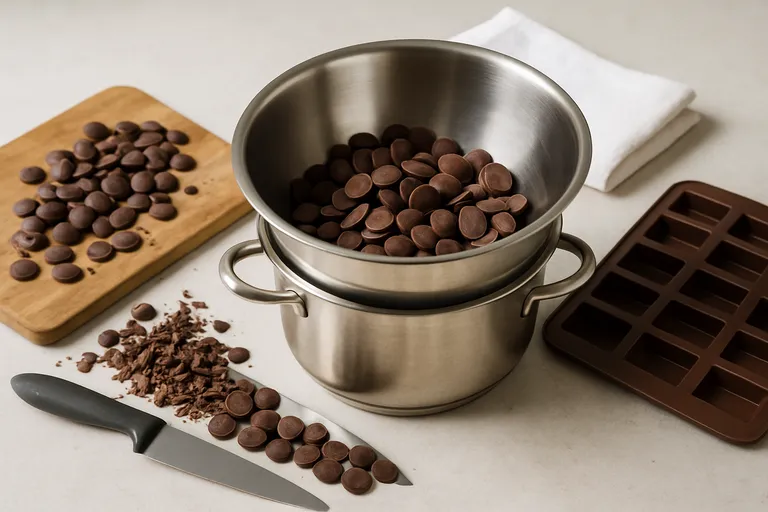 Stap-voor-stap chocola maken