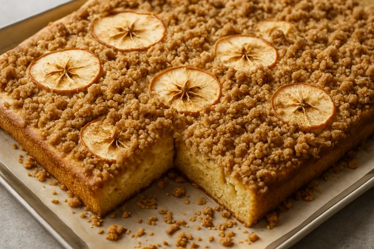 Variaties op de plaatcake appel