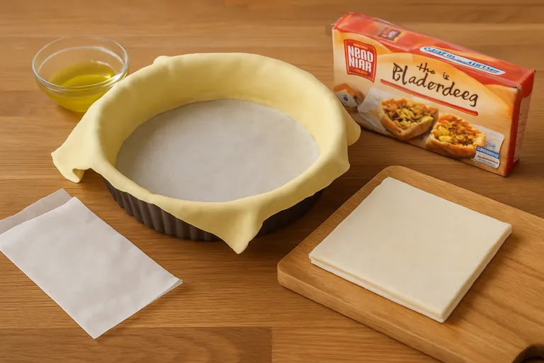 Voorbereiding: vorm, deeg en oven