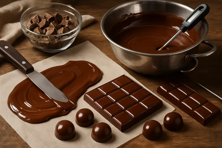 Zo maak je thuis zijdezachte chocola met glans en knak